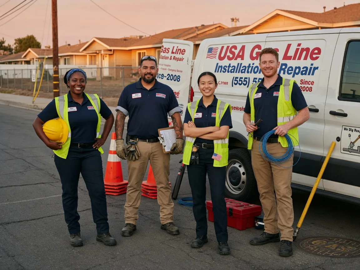 Gas Line Installation company in Halliday, ND